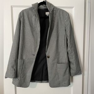 A new day plaid blazer size xs oversized